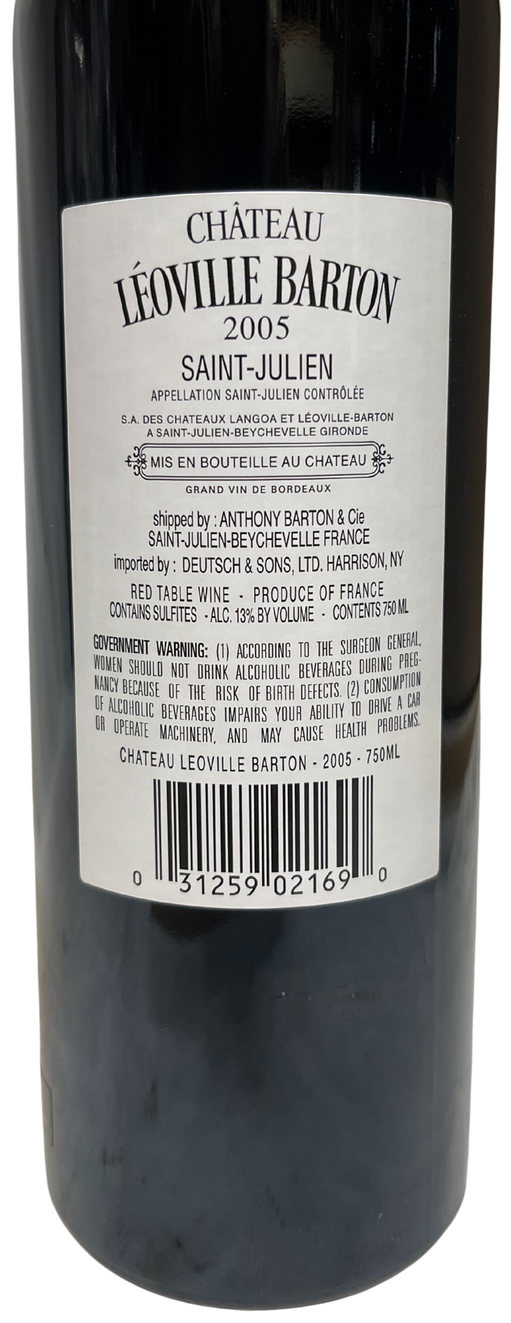 2005 Leoville Barton St Julien