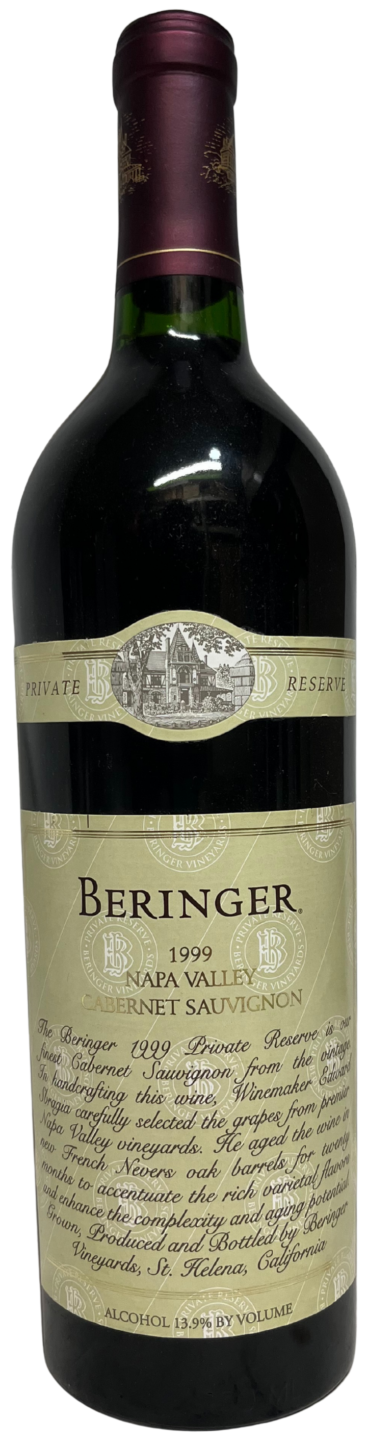 1999 Beringer Private Reserve Cabernet Sauvignon