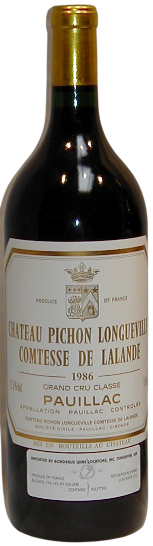 1986 Pichon Lalande Pauillac