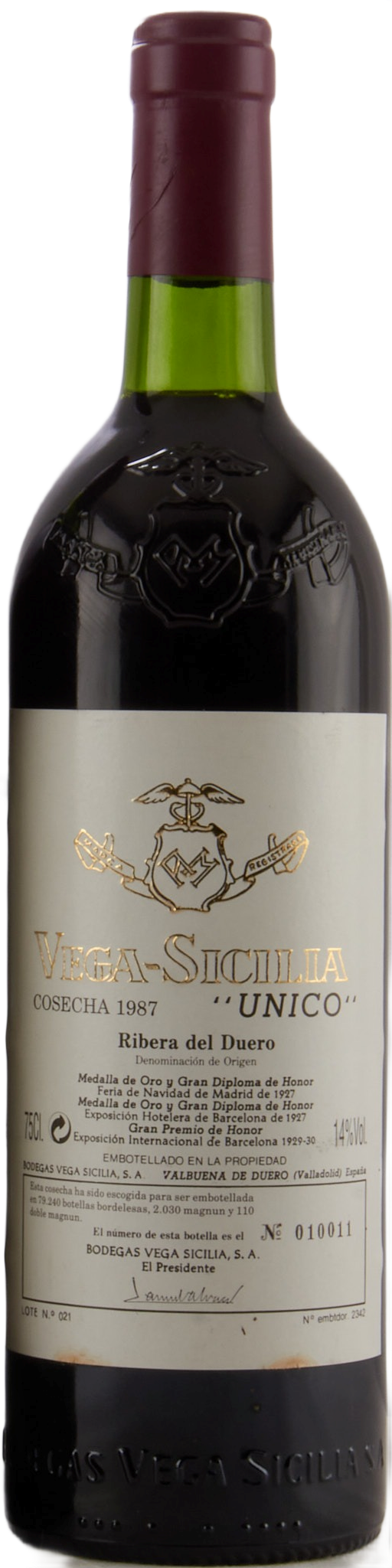 1987 Vega Sicilia Unico