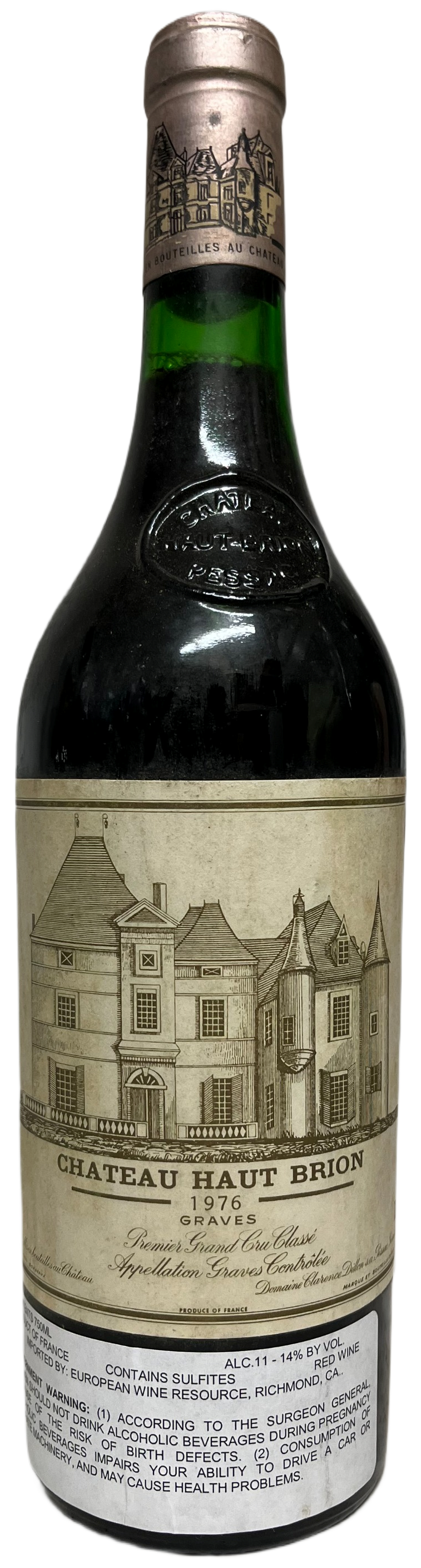 1976 Haut Brion Pessac Leognan