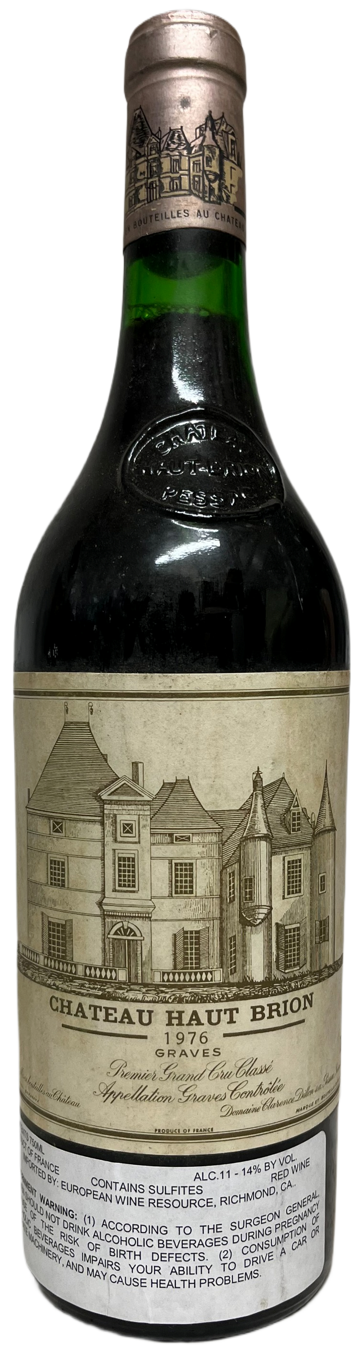 1976 Haut Brion Pessac Leognan