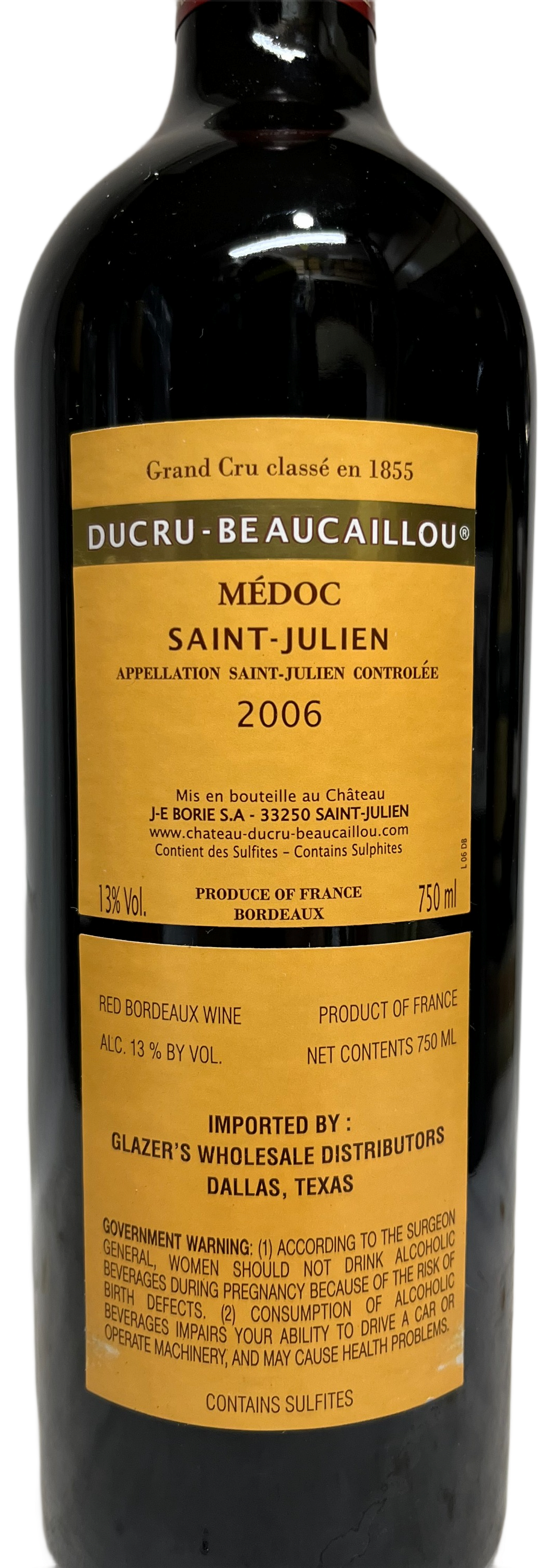 2006 Ducru Beaucaillou St Julien