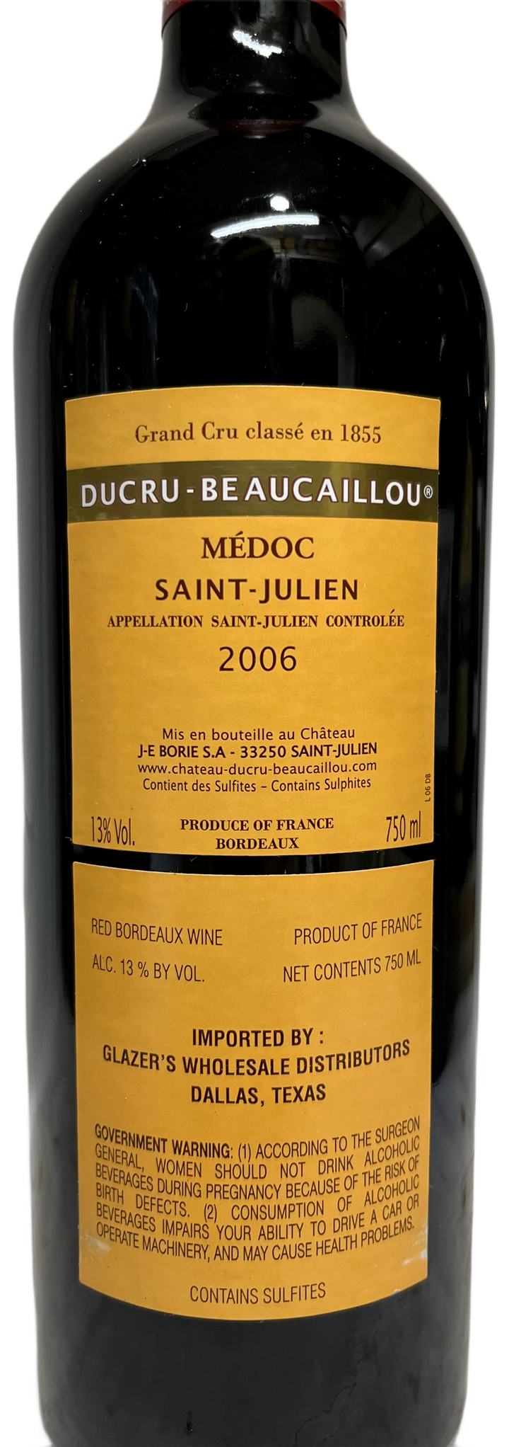 2006 Ducru Beaucaillou St Julien