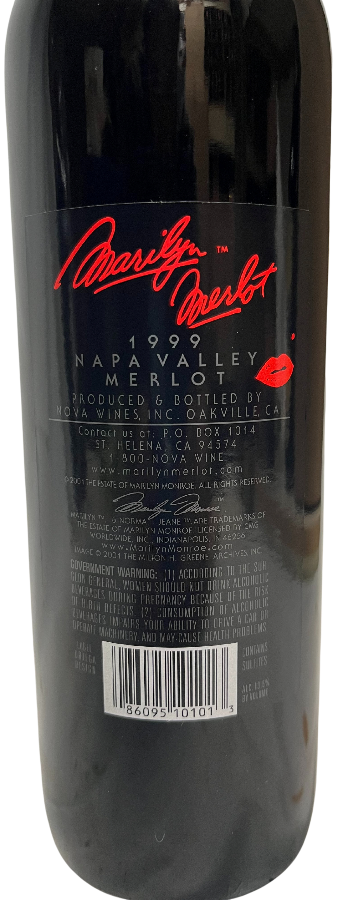 1999 Marilyn Merlot Napa Valley Merlot