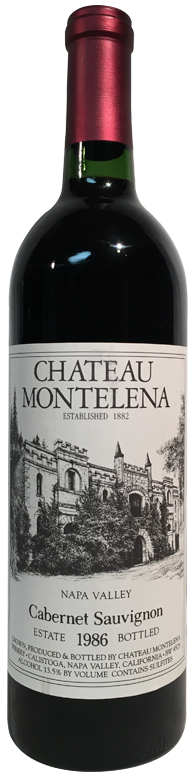 1986 Chateau Montelena Napa Valley Estate Cabernet