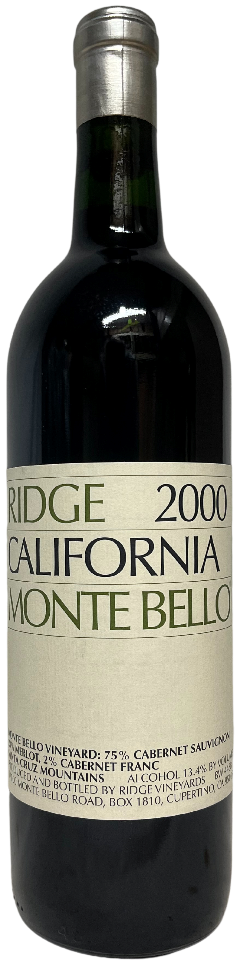 2000 Ridge Monte Bello Proprietary Red