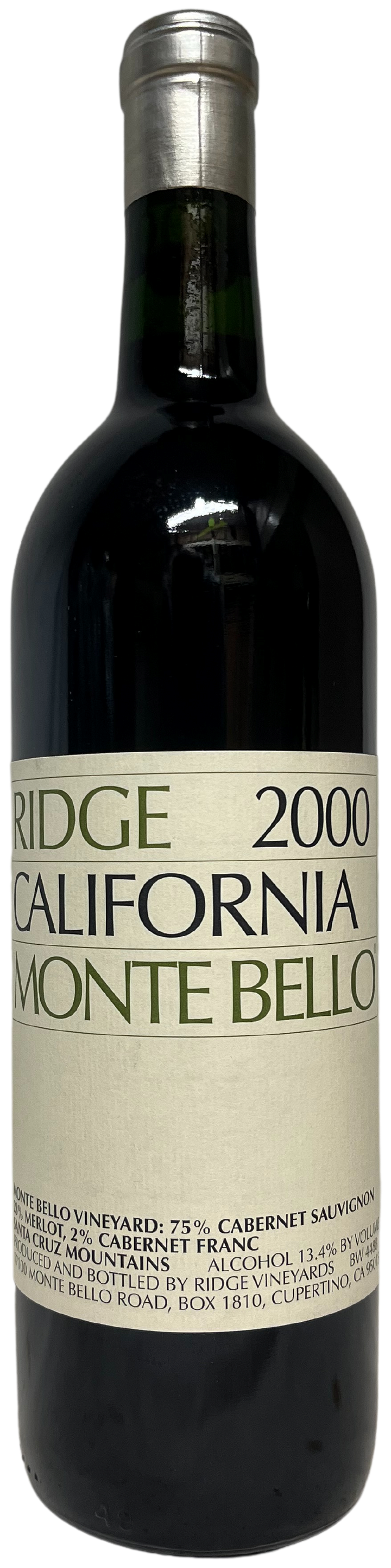 2000 Ridge Monte Bello Proprietary Red