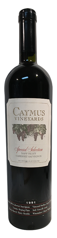 1991 Caymus Napa Valley Special Select Cabernet Sauvignon