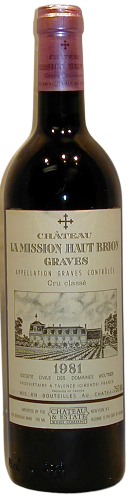 1981 La Mission Haut Brion Pessac Leognan