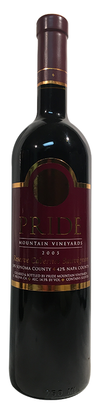 Pride Mountain Vineyards Reserve Cabernet Sauvignon