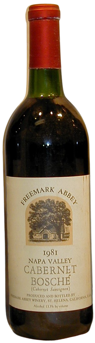 1981 Freemark Abbey Napa Valley Bosche Cabernet