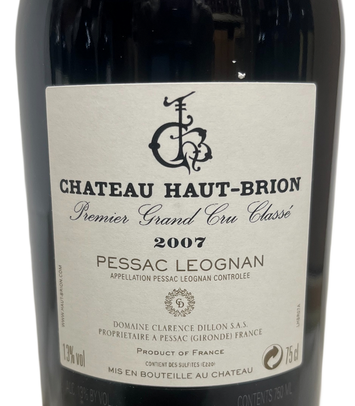 2007 Haut Brion Pessac Leognan