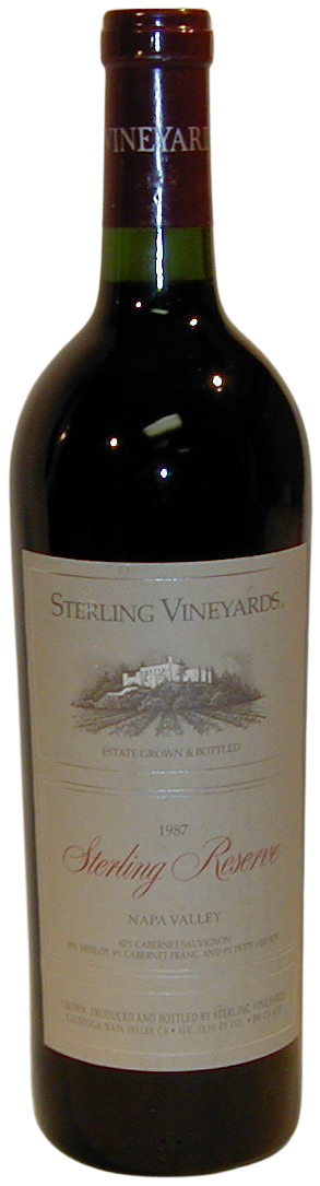 1987 Sterling Napa Valley Reserve Cabernet