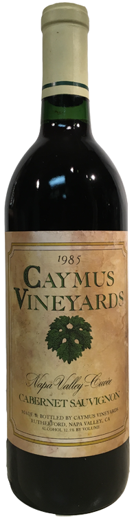 1985 Caymus Napa Valley Cabernet Sauvignon