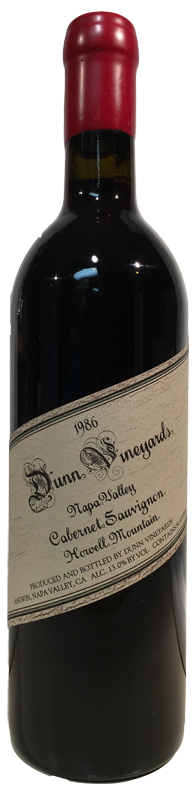 1986 Dunn Howell Mountain Cabernet Sauvignon