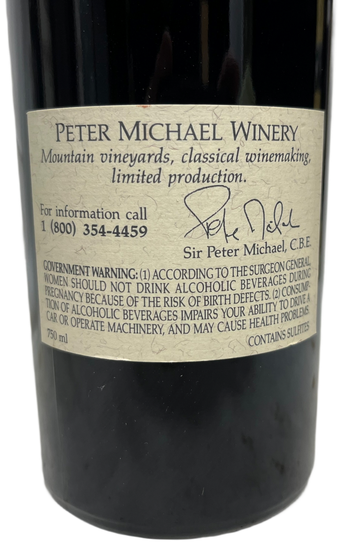 1996 Peter Michael Les Pavots Proprietary Blend