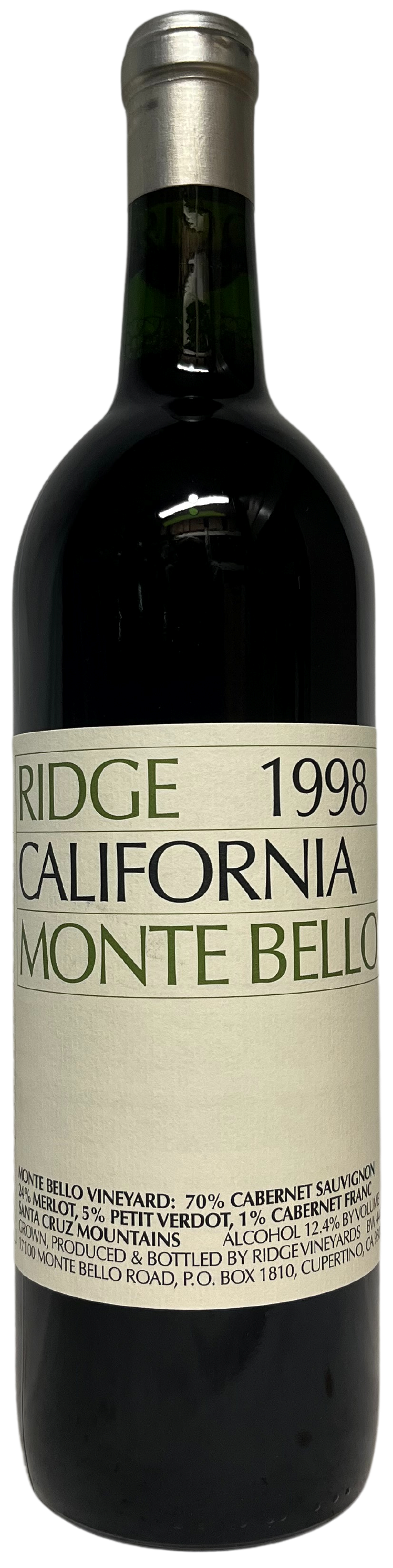 1998 Ridge Monte Bello Proprietary Red