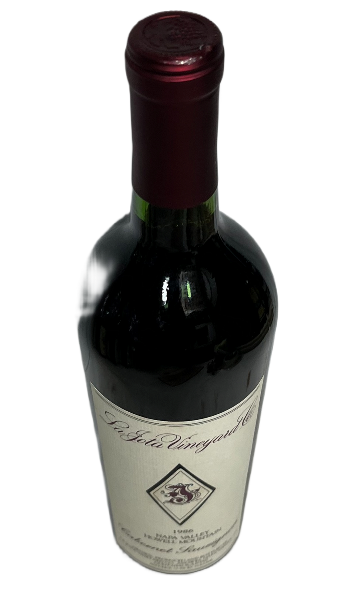1986 La Jota Howell Mountain Cabernet