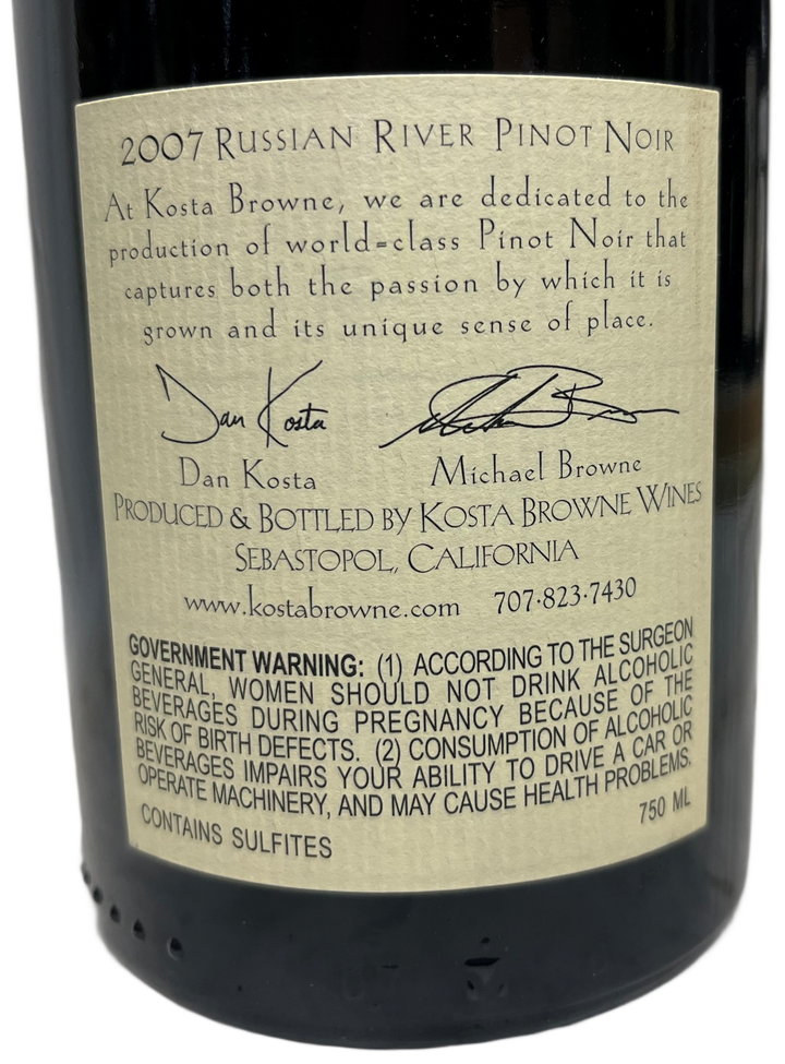 2007 Kosta Browne Russian River Pinot Noir