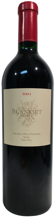 2001 Blankiet Merlot Paradise Hills Vineyard