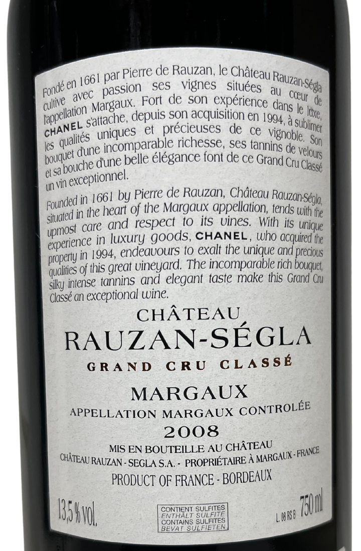 2008 Rauzan Segla Margaux