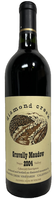 2004 Diamond Creek Napa Gravelly Meadow Cabernet Sauvignon