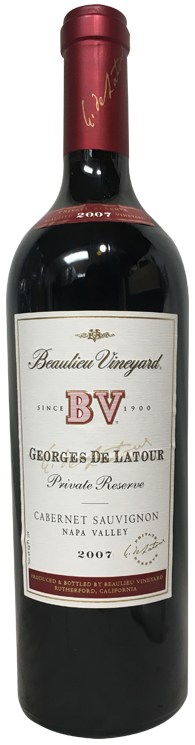 2007 BV Beaulieu Vineyard Private Reserve Georges de Latour Cabernet