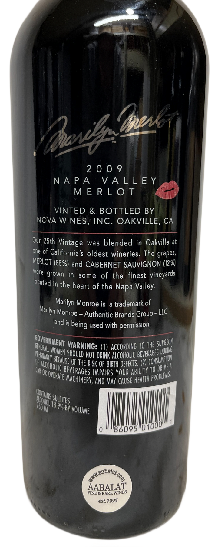 2009 Marilyn Merlot Napa Valley Merlot