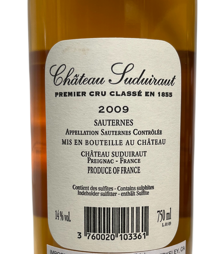 2009 Suduiraut Sauternes