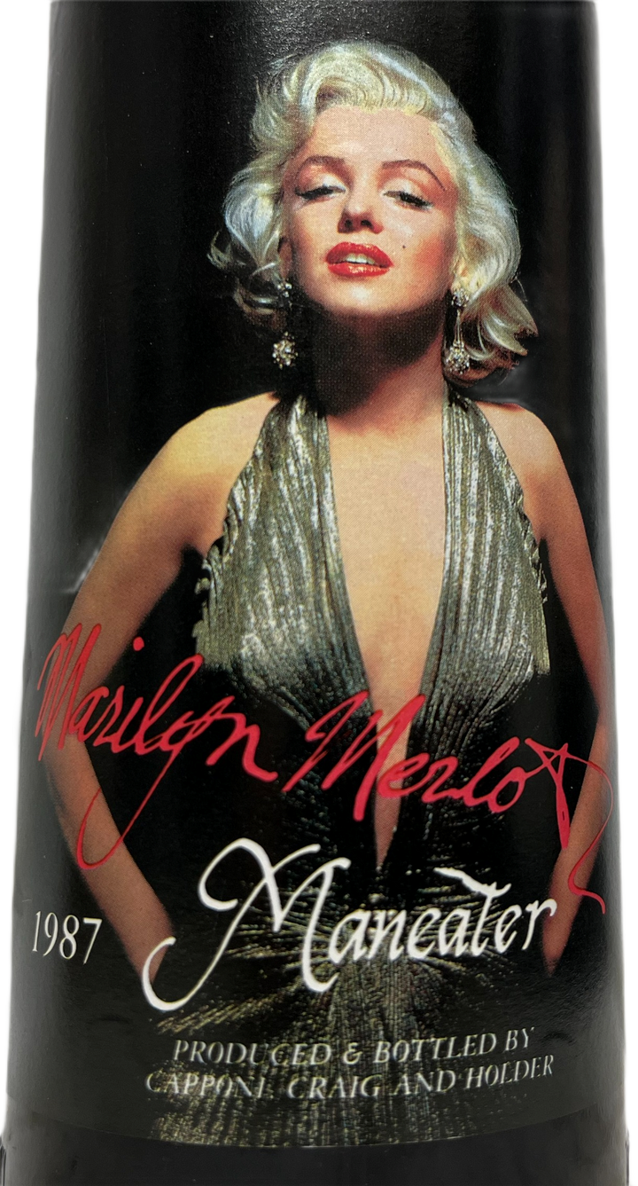 1987 Marilyn Merlot Maneater Napa Valley