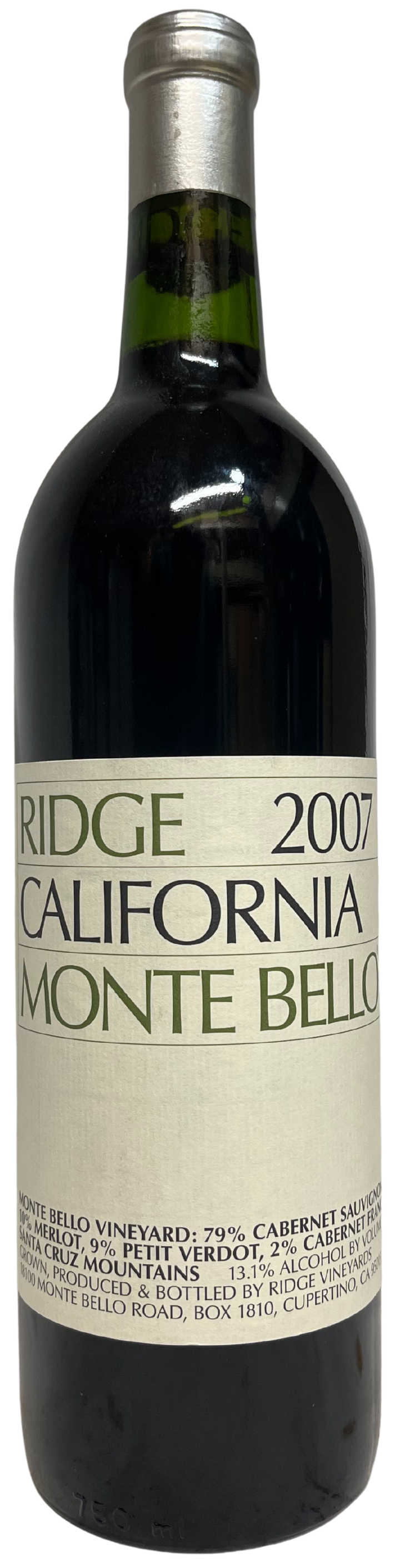 2007 Ridge Monte Bello Proprietary Red