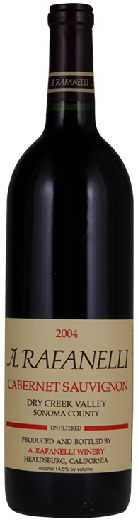 2004 A. Rafanelli Dry Creek Valley Cabernet Sauvignon
