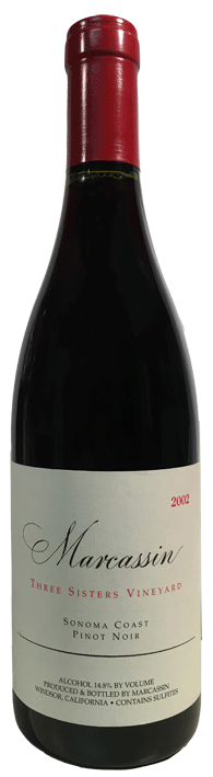 2002 Marcassin Sonoma Coast Three Sisters Pinot Noir