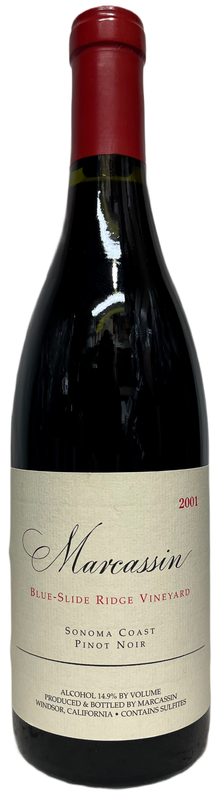 2001 Marcassin Sonoma Coast Blue Slide Ridge Pinot Noir