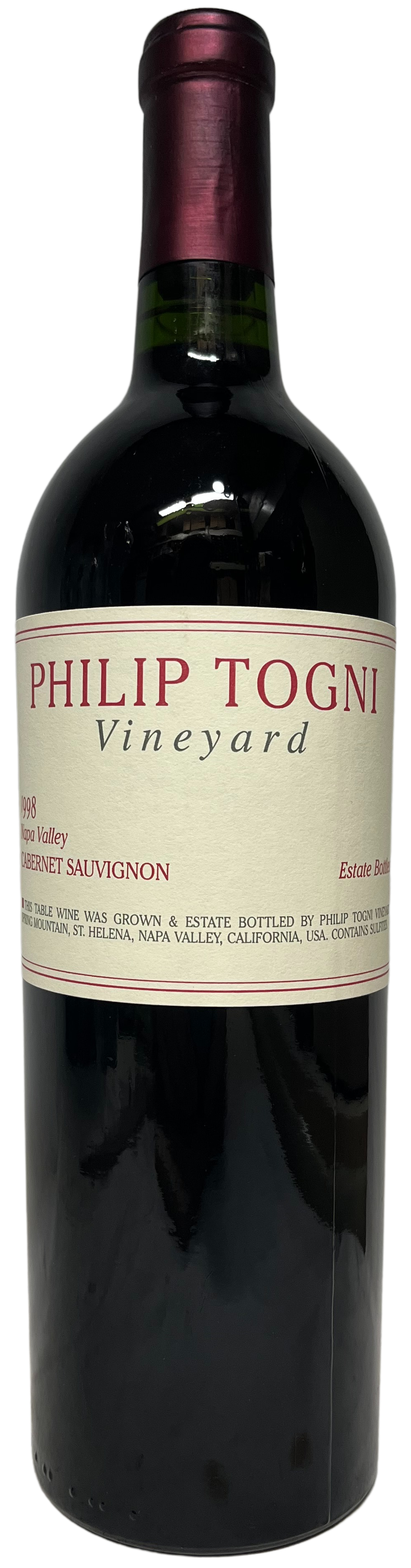 1998 Philip Togni Cabernet Sauvignon