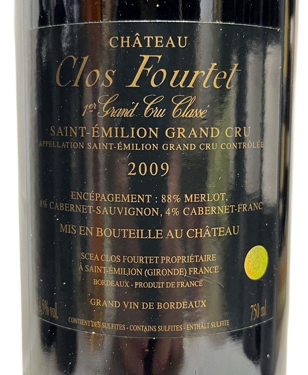 2009 Clos Fourtet St Emilion