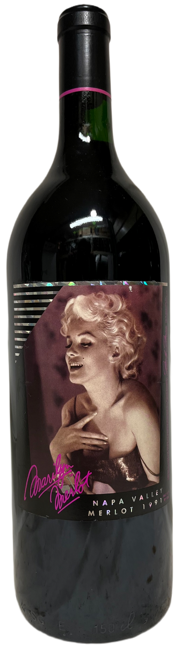 1991 Marilyn Merlot Napa Valley Merlot Etched