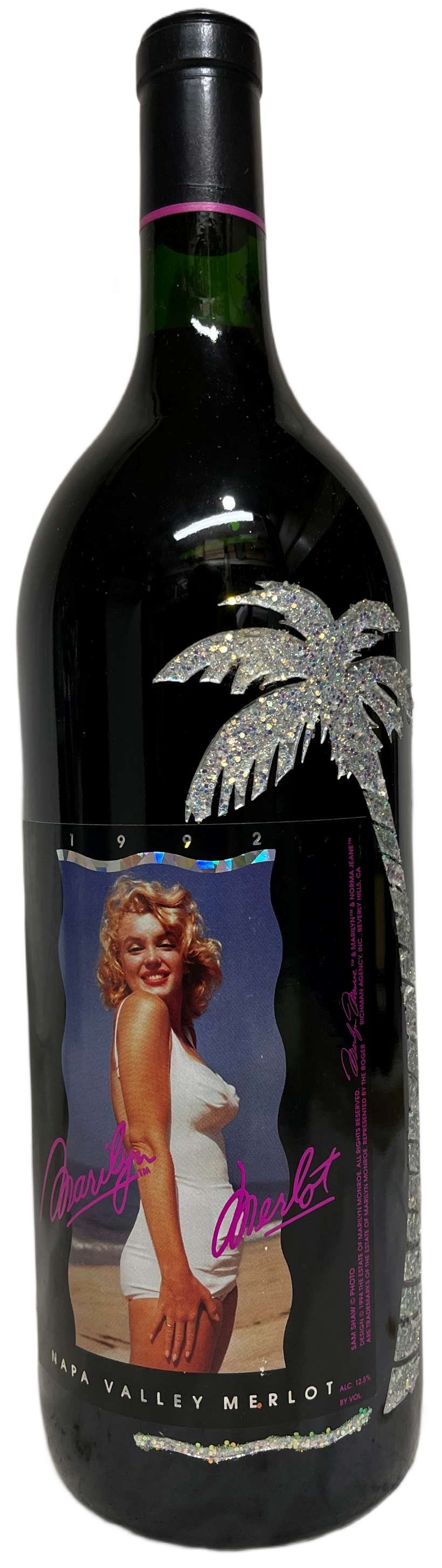 1992 Marilyn Merlot Napa Valley Merlot Etched