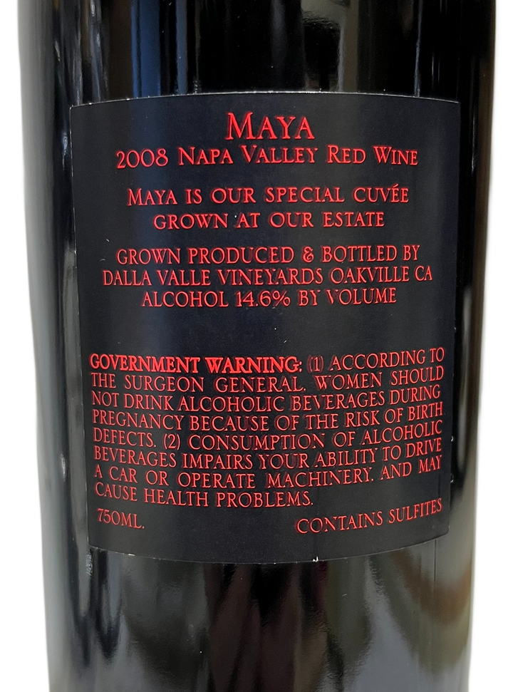 2008 Dalla Valle Napa Valley Maya Proprietary Red