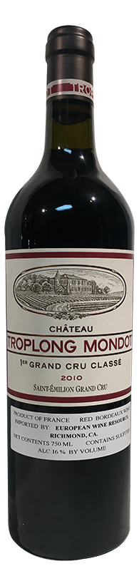 2010 Troplong Mondot St Emilion