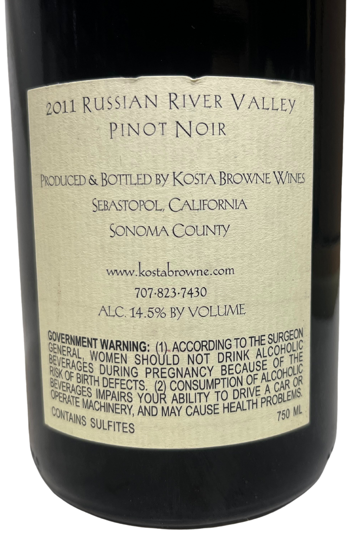 2011 Kosta Browne Russian River Pinot Noir