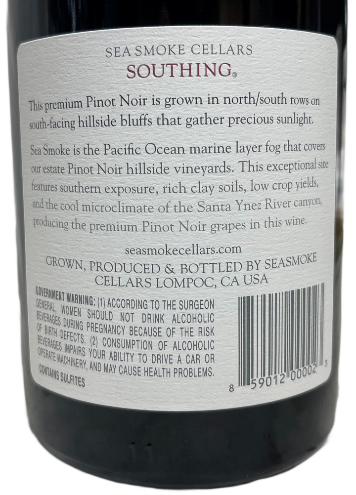 2009 Sea Smoke Southing Pinot Noir
