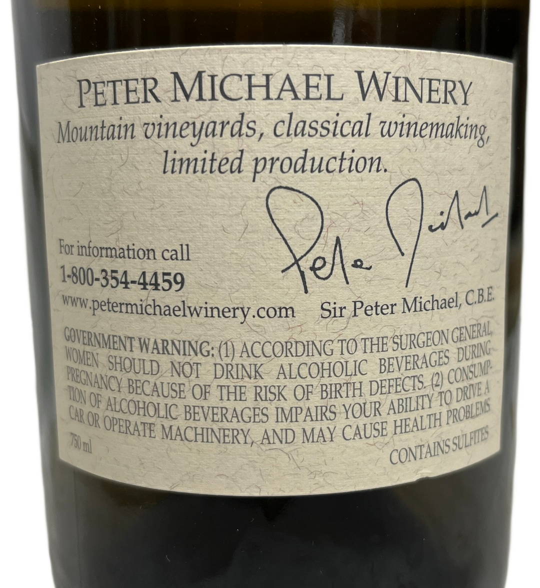 2009 Peter Michael Winery Cuvee Indigene Chardonnay