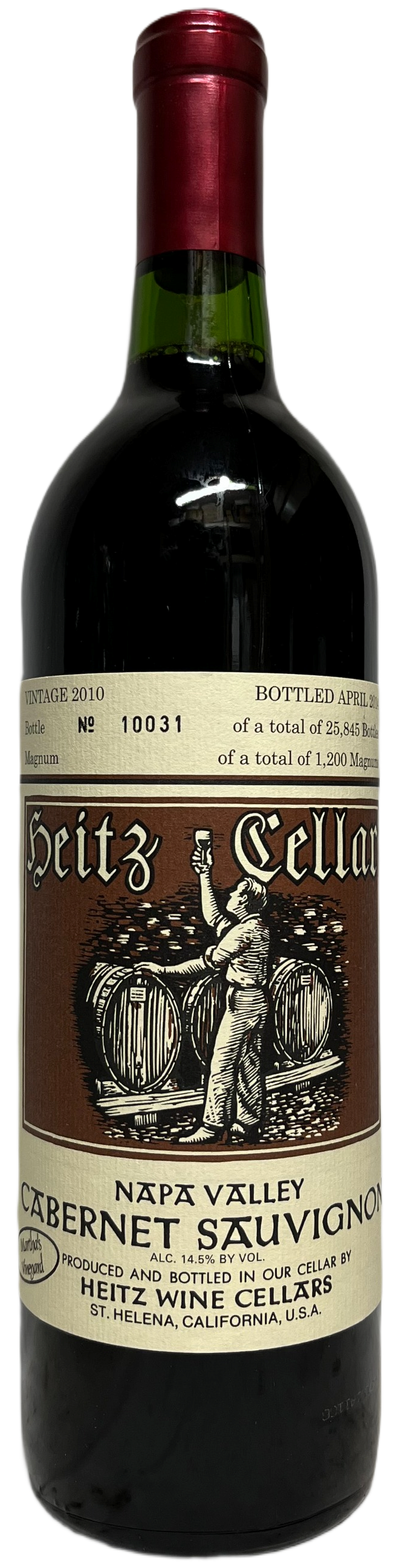 2010 Heitz Cellar Napa Valley Martha's Vineyard Cabernet Sauvignon