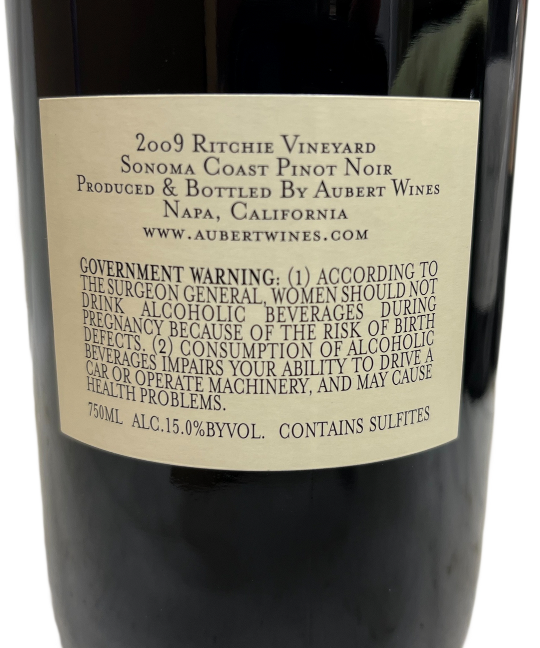 2009 Aubert Ritchie Vineyard Pinot Noir
