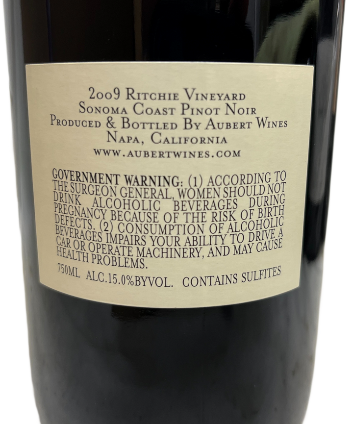 2009 Aubert Ritchie Vineyard Pinot Noir