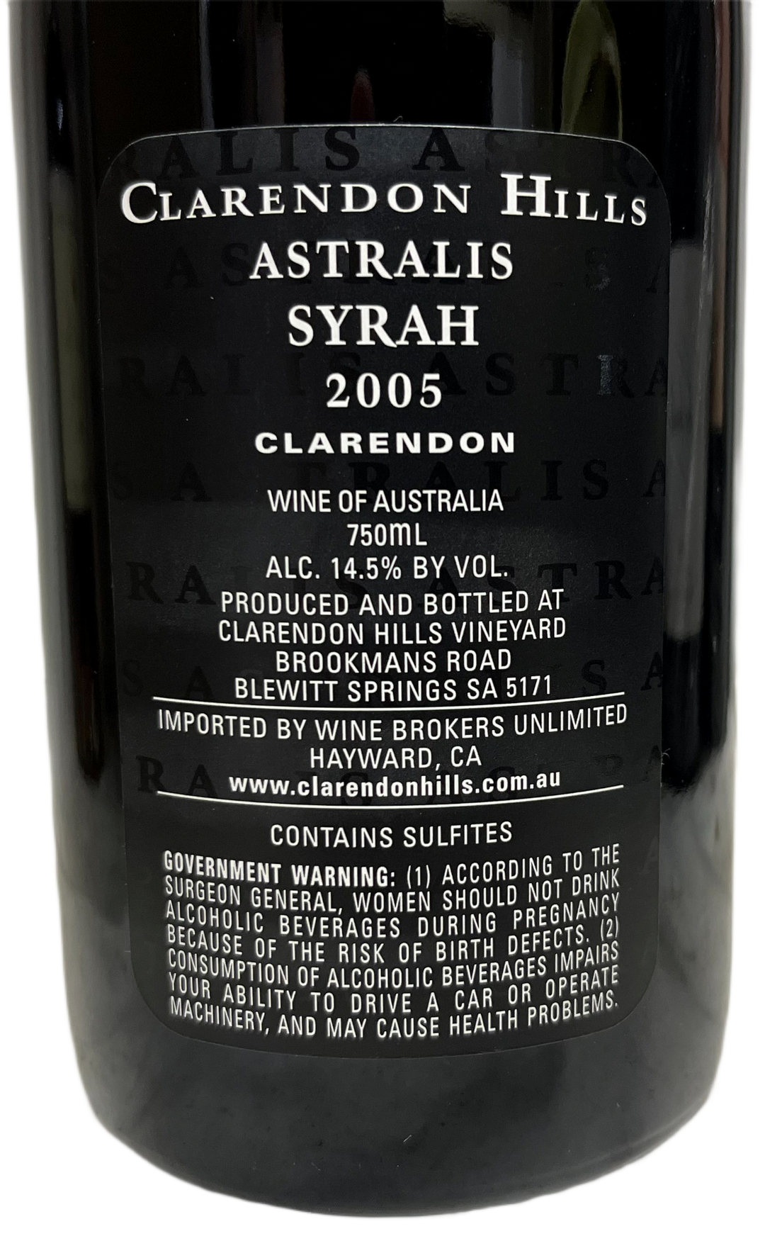 2005 Clarendon Hills Astralis Shiraz