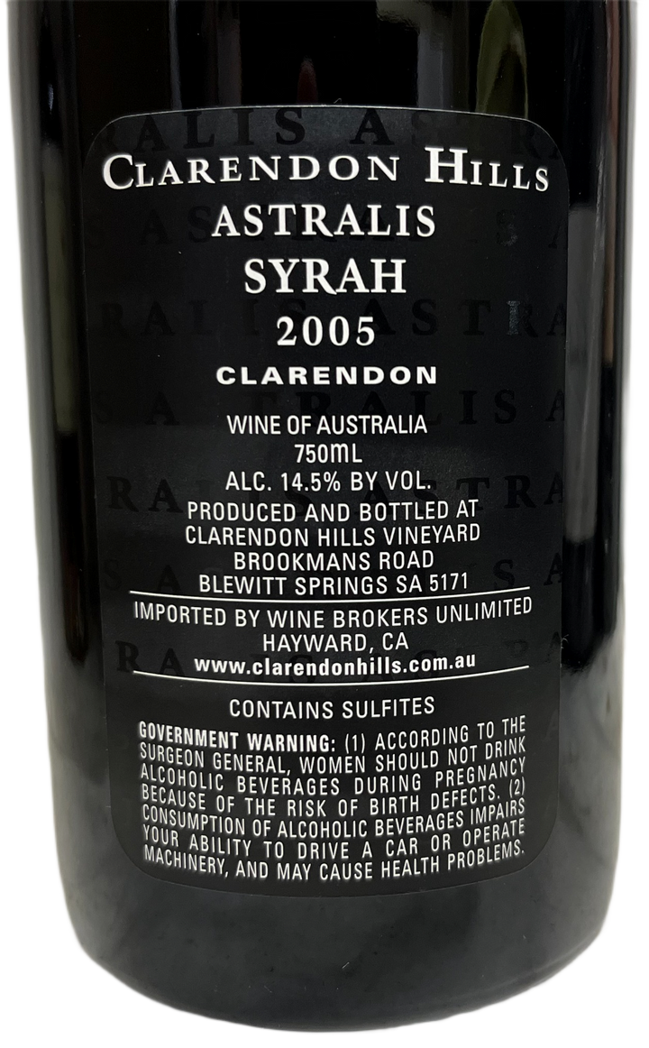 2005 Clarendon Hills Astralis Shiraz