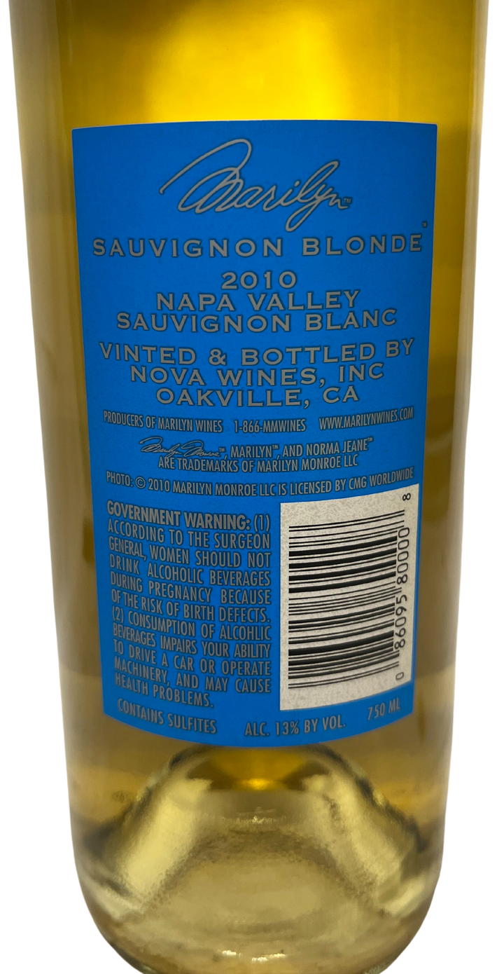 2010 Marilyn Sauvignon Blonde Napa Valley White